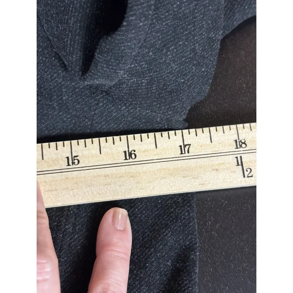 Athleta Venice Blazer Dark Heather Grey 8 Stretch Single Breasted